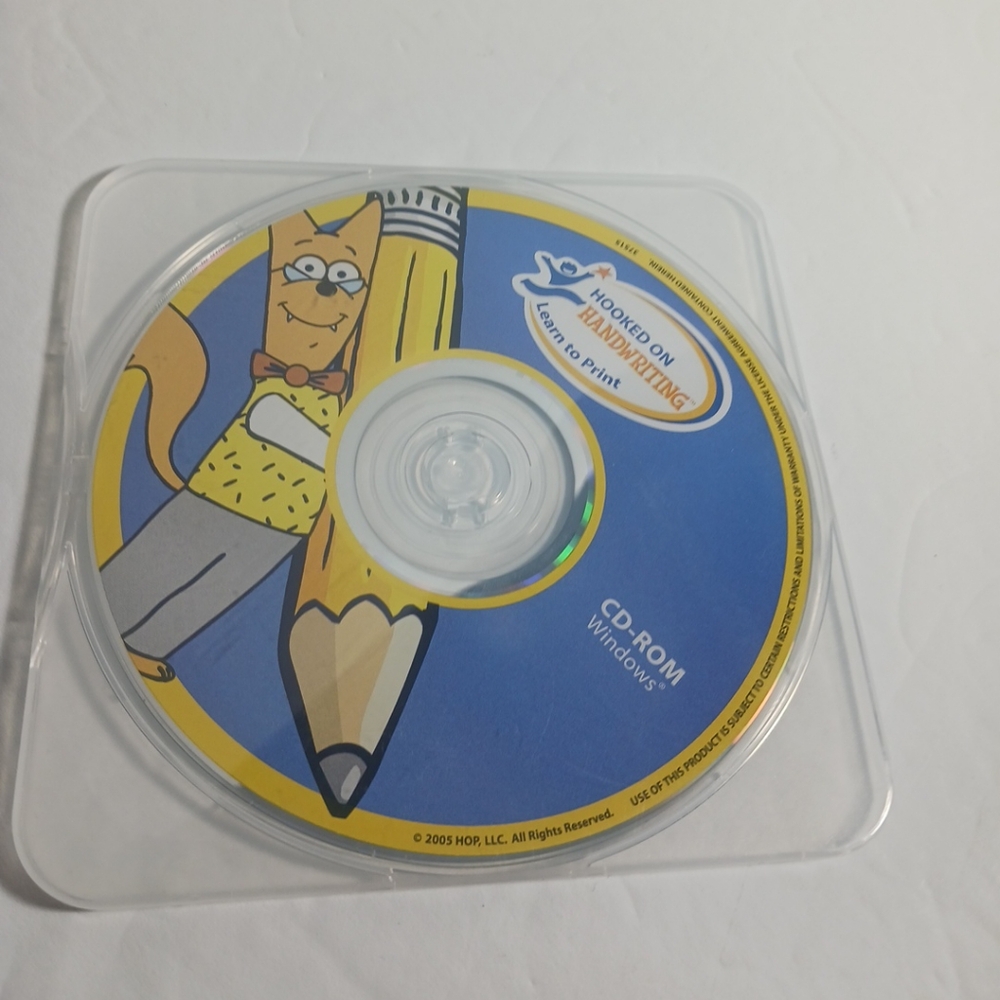 Hooked On Phonics Hooked On Writting CD-  ROM Windows Homeschool Kindergarten